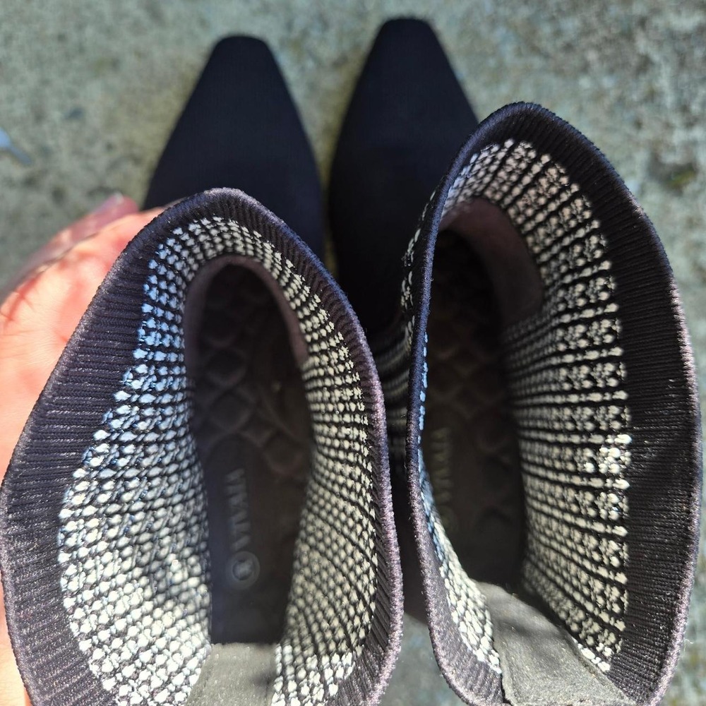 Vivaia Theresa tweed boots with a block heel sz 41 - Picture 4 of 7
